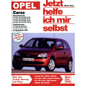 Opel Corsa C (2000-2006) Reparaturanleitung Jetzt helfe ich mir selbst 224