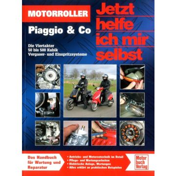 Motorroller Piaggio 4-Takt 50 bis 500 ccm Reparaturanleitung JHIMS Special 289