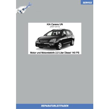 KIA Carens UN (07-13) Reparaturleitfaden Motor und Motorelektrik 2,0 L Diesel 140 PS