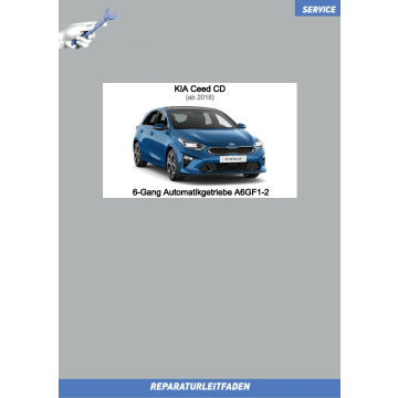 KIA Ceed CD (18-21) Reparaturleitfaden 6-Gang Automatikgetriebe A6GF1-2