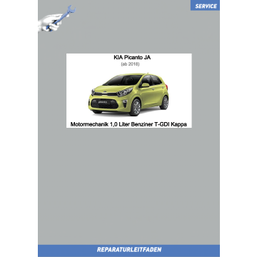 KIA Picanto JA (18 >) Reparaturleitfaden Motormechanik 1,0 Liter Benziner T-­GDI Kappa