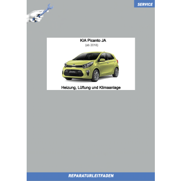 KIA Picanto JA (18 >) Reparaturleitfaden Heizung Lüftung Klimaanlage