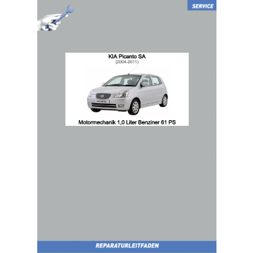 Kia Picanto SA (04-11) Reparaturleitfaden Motormechanik 1,0 L Benziner 61 PS