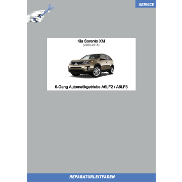 Kia Sorento XM (09-15) Reparaturleitfaden 6-Gang Automatikgetriebe A6LF2/A6LF3
