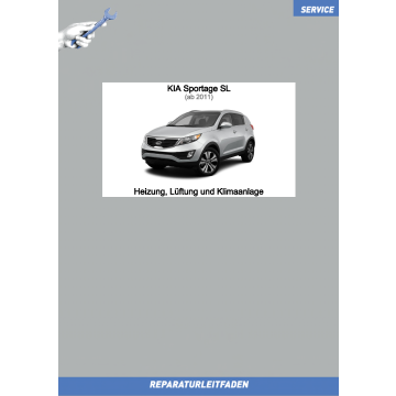 KIA Sportage SL (11 >) Reparaturleitfaden Heizung Lüftung Klimaanlage