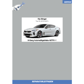 KIA Stinger CK (18>) Reparaturleitfaden 8-Gang Automatikgetriebe A8TR1-1