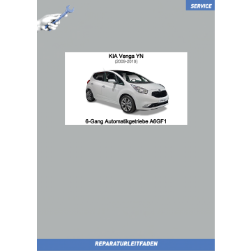 KIA Venga YN (09-19) Reparaturleitfaden 6-Gang Automatikgetriebe A6GF1