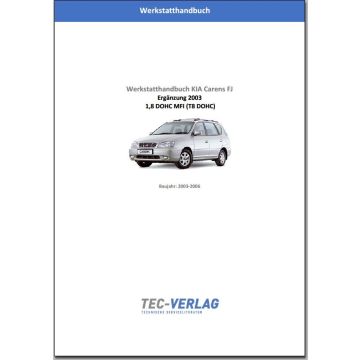 KIA Carens FJ 1,8 DOHC MFI (2003-2006) Werkstatthandbuch Ergänzung 
