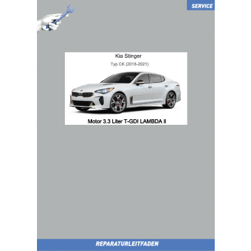 KIA Stinger CK (18>) Werkstatthandbuch Motor 3,3 T-GDI LAMBDA lI