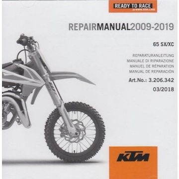 KTM 65 SX/XC (2009-2019) - Werkstatthandbuch CD