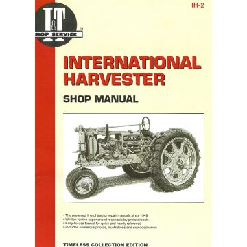 Harvester F12, F14, F20, F30, W12, W30, W40 Repair Manual Clymer