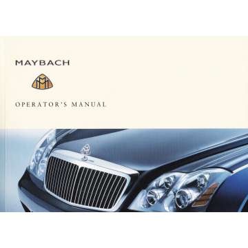 Maybach 57 / 62  Operator Manual