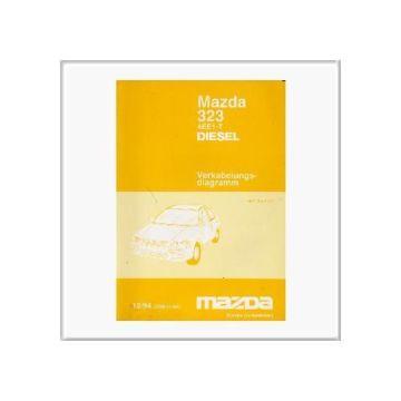 Mazda 323 4EE1-T diesel 1994 - Verkabelungsdiagramm