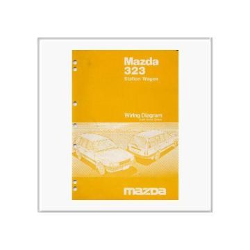 Mazda 323 Station Wagon 1986 - wiring diagram