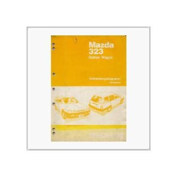 Mazda 323 Station Wagon 1987 - Verkabelungsdiagramm