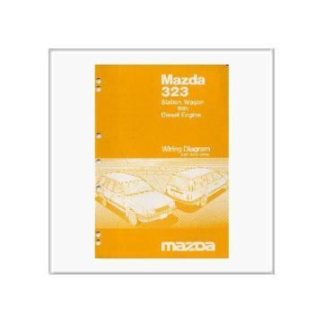 Mazda 323 Station Wagon diesel 1986 - wiring diagram