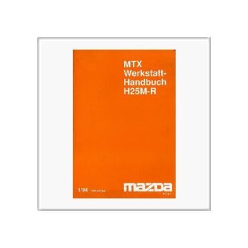 Mazda MTX Getriebe - Werkstatthandbuch