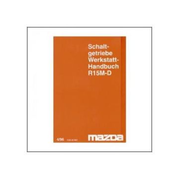 Mazda R15M-D (<96) Schaltgetriebe - Werkstatthandbuch