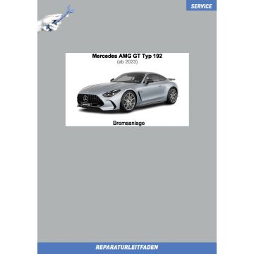 Mercedes AMG GT (ab 2023) Reparaturleitfaden Bremsanlage Typ 192