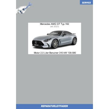 Mercedes AMG GT (ab 2023) Reparaturleitfaden  Motor 2,0 Liter Benziner 310 kW 139.580