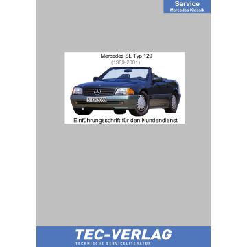Mercedes SL Typ 129 (1989-2001) Einführungsschrift für den Kundendienst