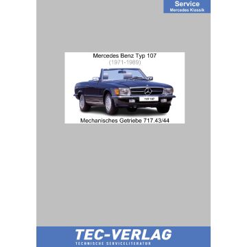 Mercedes SL-Klasse Typ 107 (1971-1989) Reparaturleitfaden Schaltgetriebe 717