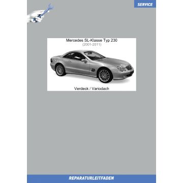 Mercedes SL-Klasse Typ 230 (2001-2011) Reparaturleitfaden Verdeck / Variodach