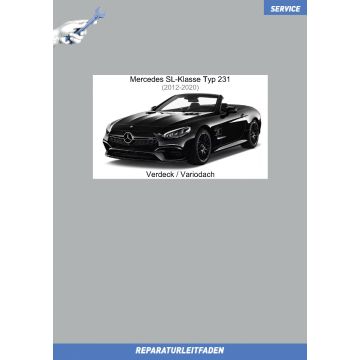 Mercedes SL-Klasse Typ 231 (2012-2020) Reparaturleitfaden Verdeck / Variodach