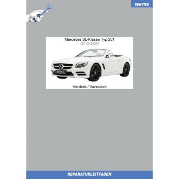 Mercedes SL-Klasse Typ 231 (2012-2020) Reparaturleitfaden Verdeck / Variodach