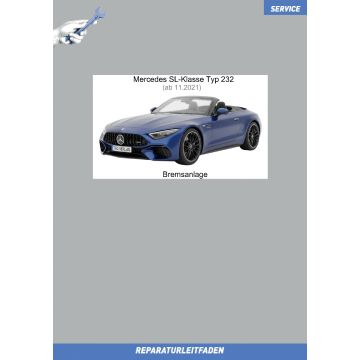 Mercedes SL-Klasse Typ 232 (ab 11.2021) Reparaturleitfaden Bremsanlage