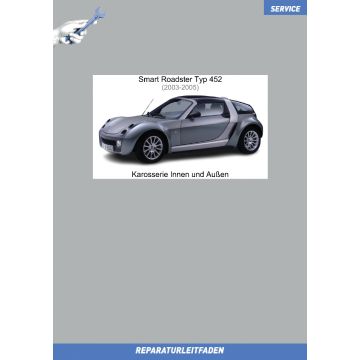 Smart Coupe / Roadster (2003-2005) Reparaturleitfaden Karosserie Innen und Außen