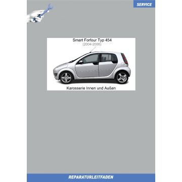 Smart Forfour (2004-2006) Reparaturleitfaden Karosserie Innen und Außen
