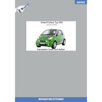 Smart Forfour (2004-2006) Reparaturleitfaden Karosserie Innen und Außen