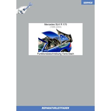 Mercedes SLK (1996-2004) Funktionsbeschreibung Vario Dach