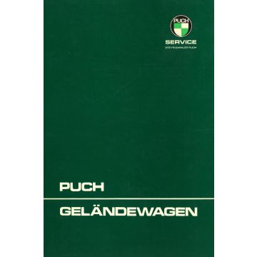Puch Geländewagen-240 GD, 300 GD, 230 G, 280 GE - Einführungsschrift für den Kundendienst