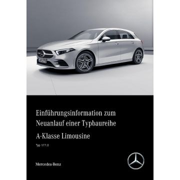 Einführungsschrift A-Klasse Limousine Typ 177
