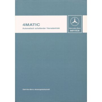 Einführungsschrift E-Klasse 4Matic Automatisch schaltender Vierradantrieb