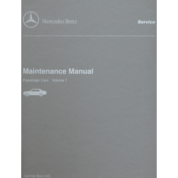 Mercedes Benz verschiedene Typen ab 01.1968 Maintenance Manual