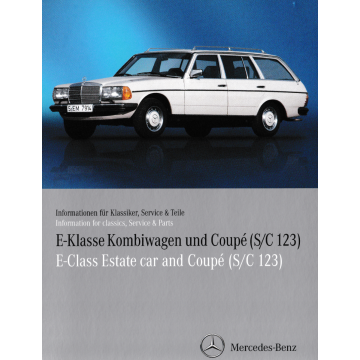 Mercedes Benz E-Klasse S/C 123 (1977-1986) Informationen für Klassiker, DVD