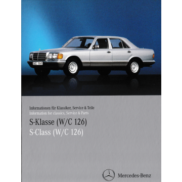 Mercedes Benz S-Klasse W/C 126 Informationen für Klassiker, DVD