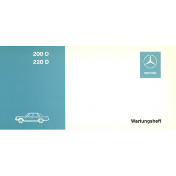 Mercedes Benz W115 Typ 200/220 D/8 (1967-1973) Wartungsheft