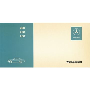 Mercedes Benz W114 (1967-1973) Wartungsheft