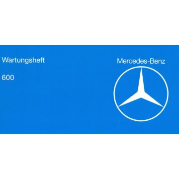 Mercedes Benz W100 Typ 600 (1963-1981) Wartungsheft