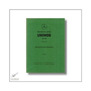 Mercedes-Benz Type W411 Unimog Tractor 30 HP (91>) Instruction Manual