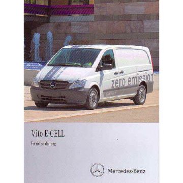 Mercedes Vito E-Cell Zero Emission - Betriebsanleitung