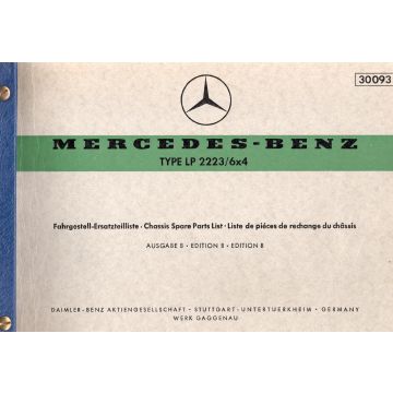 Mercedes Benz LP 2223 / 6x4 (1972) Aufbau Ersatzteilliste