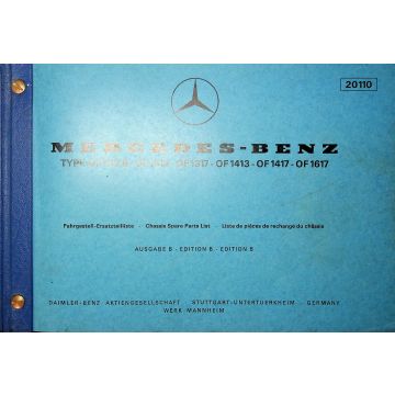 Mercedes Benz OF 1113 B (1970) Fahrgestell Ersatzteilliste