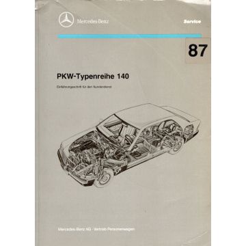Mercedes Benz PKW Typenreihe 140 (1991)  Werkstatthandbuch