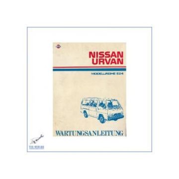 Nissan Urvan E24 (86-01) - Wartungsanleitung