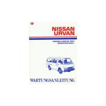 Nissan Urvan E24 & Ergänzung-I - Wartungsanleitung